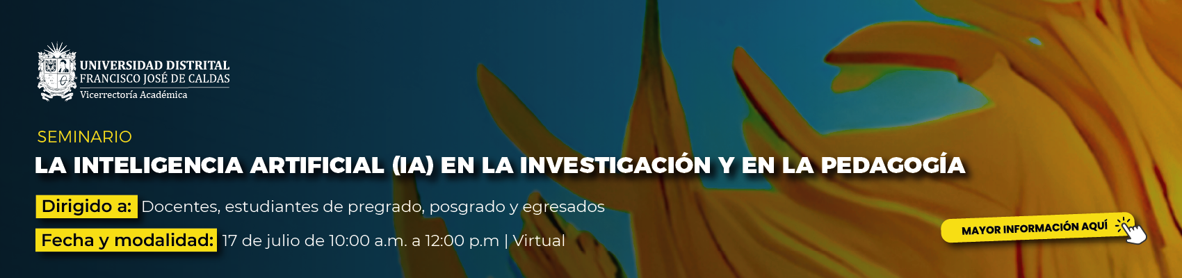 Convocatoria: Seminario “La Inteligencia Artificial en la Investigación y en la Pedagogía”