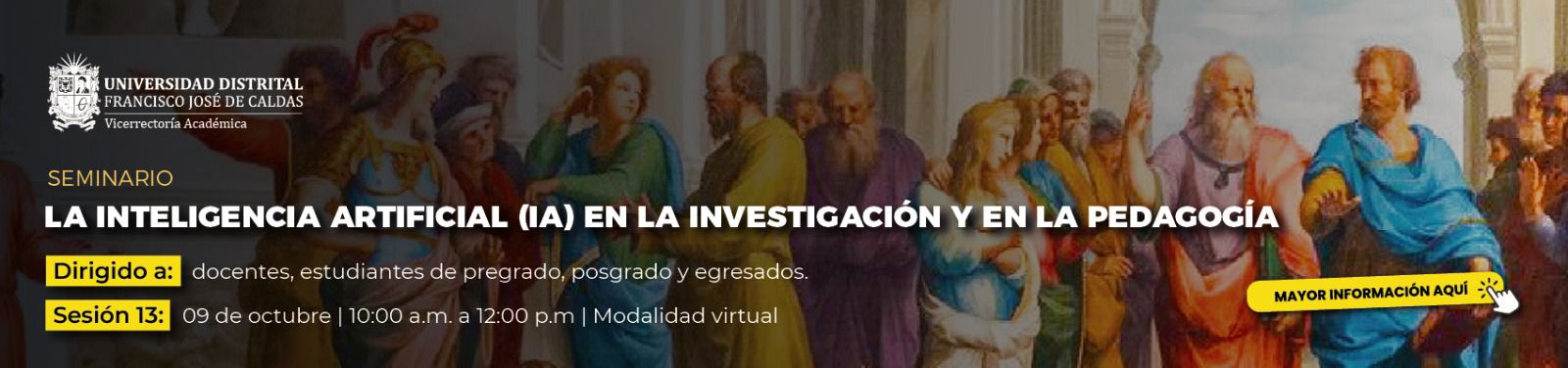 Convocatoria: Seminario “La Inteligencia Artificial en la Investigación y en la Pedagogía”