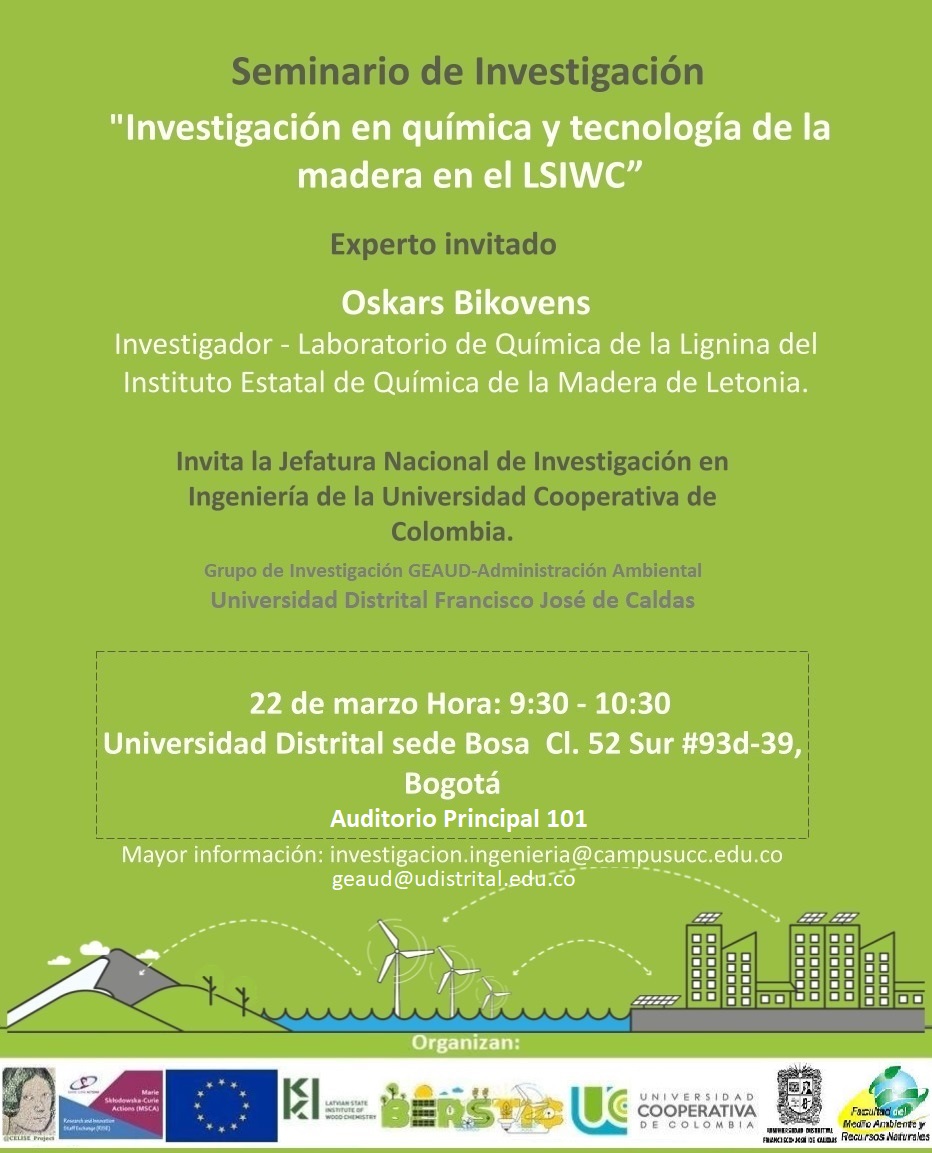 Seminario de “Investigación en química y tecnología de la madera en el LSIWC”